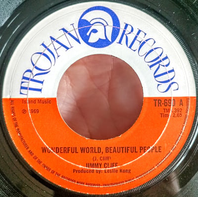 TR-690 - Jimmy Cliff - Wonderful World, Beautiful People - Trojan Records - 7", Lar - 1969 - 11173398 - Ska, Reggae - 2020-06-22 20:24:42 - Very Good Plus (VG+) - Generic
