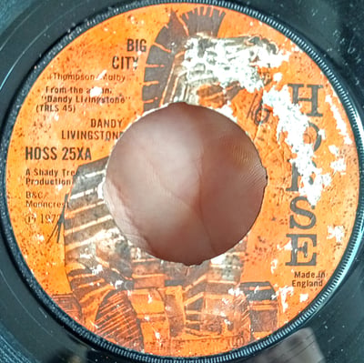 HOSS 25 - Dandy Livingstone - Big City / Think About That - Horse - 7", Single, 4-P - 1972 - 5967615 - Ska, Reggae - 2024-05-21 04:33:44 - Very Good Plus (VG+) - Generic