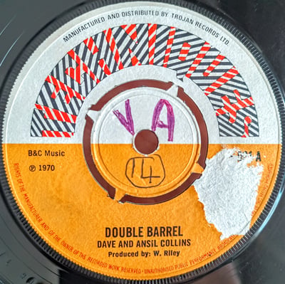 TE-901 - Dave & Ansel Collins - Double Barrel - Techniques - 7", Single, 4 P - 1970 - 6999339 - Ska, Reggae - 2024-05-21 06:22:13 - Near Mint (NM or M-) - Generic