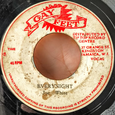 none - Joe White / Baba Brooks - Everynight / 1st Session - Gay Feet - 7" - 0 - 31408157 - Ska, Reggae - 2024-10-28 09:11:47 - Very Good Plus (VG+) - Generic