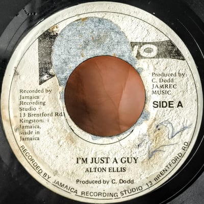 none - Alton Ellis - I'm Just A Guy - Studio One - 7", Single, RE - 0 - 5607110 - Ska, Reggae - 2024-10-30 01:32:28 - Very Good Plus (VG+) - Generic