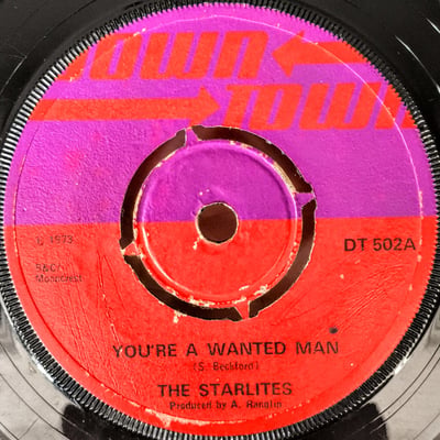 DT 502 - The Starlites / G.G. Allstars - You're A Wanted Man / Back To Dubwise - Downtown (4) - 7" - 1973 - 32318361 - Ska, Reggae - 2024-12-11 00:36:38 - Very Good (VG) - Generic