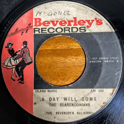 LM 082 - The Clarendonians, Beverley's All Stars / Sonny Burke (3) - A Day Will Come / It’s Always A Pleasure - Beverley's Records - 7" - 1965 - 32204073 - Ska, Reggae - 2024-11-05 06:27:00 - Very Good Plus (VG+) - Generic