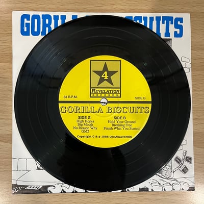 Gorilla Biscuits | S/T | Revelation Records | 1st Press | Black Vinyl /1994