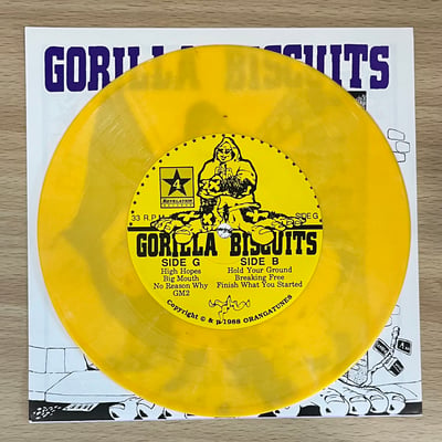 Gorilla Biscuits | S/T | Revelation Records | 2nd Press | Yellow Vinyl /2000