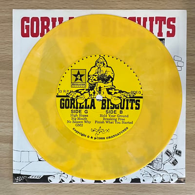 Gorilla Biscuits | S/T | Revelation Records | 2nd Press | Yellow Vinyl /2000