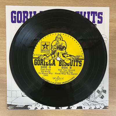 Gorilla Biscuits | S/T | Revelation Records | 3rd Press | Black Vinyl /???