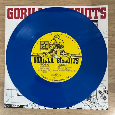 Gorilla Biscuits | S/T | Revelation Records | 10th Press | Blue Vinyl /2000