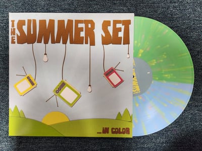 The Summer Set - ... In Color | Baby Blue & Spring Green Split w/ Baby Pink & Lemon Splatter w/ etched b-side | /100 | 2024 | PGR-030