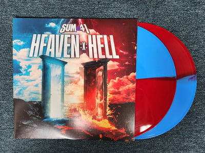 Sum 41 - Heaven :x: Hell (Double LP) | Red & Blue Split | /500 (Urban Outfitters exclusive) | 2024 | RISE 538-1