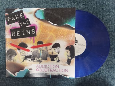 Take The Reins - Addiction By Subtraction | Clear Blue w/ Black Smoke (Metro show exclusive) | 5/25 | 2018 | TTR-23336 *SIGNED*