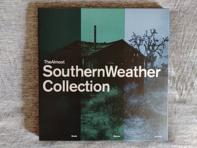 The Almost - Southern Weather Collection [3LP|Cloudy Red; Opaque Orange W/Yellow & Brown Twist; Pinwheel Clear w/Orange Spokes; |#1000] *SIGNED* Studio LP by Aaron