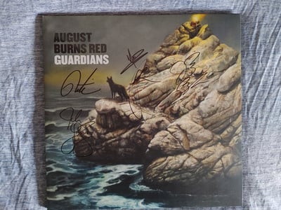 August Burns Red - Guardians [2LP|Defender Nebula|#500 ]*SIGNED* by Matt, JB, Jake, Dustin, Brent