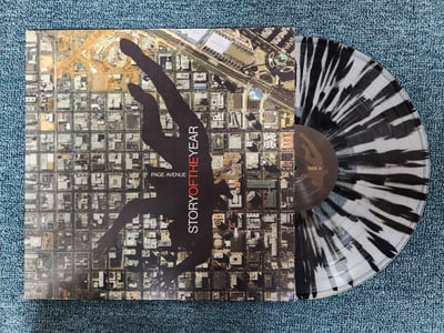 Story Of The Year - Page Avenue | Milky Clear w/ Black Splatter (Project M exclusive) | /300 | 2023 | AMSOTY01