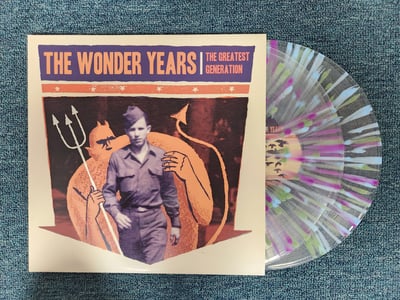 The Wonder Years - The Greatest Generation (Double LP) | Ultra Clear w/ Purple, Green, & Blue Splatter (Sheet Happens exclusive) | /500 | 2015 | HR2154-1