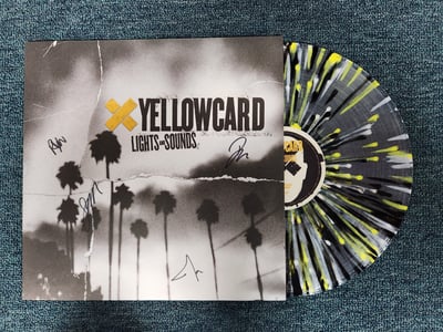 Yellowcard - Lights And Sounds | Clear w/ Black, Yellow, & White Splatter (Smartpunk exclusive) | /750 | 2022 | SPREC1081 *SIGNED*