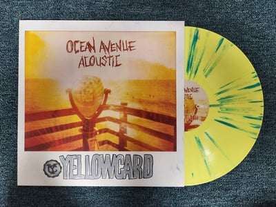 Yellowcard - Ocean Avenue Acoustic | Yellow w/ Blue Splatter (VNYL exclusive) | /500 | 2019 | HR775-1
