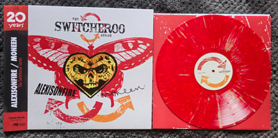Alexisonfire/Moneen - The Switcheroo Series | 12" | Dine Alone Records | Red w/ Yellow Splatter | #136/500 (20th Anniversary, hand-numbered w/ OBI Strip)