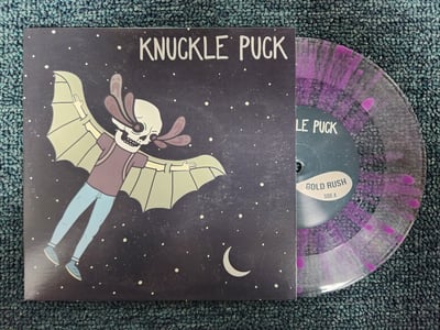 Knuckle Puck - Gold Rush/Fences | Clear w/ Purple Splatter | /500 | 2019