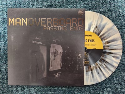Man Overboard - Passing Ends | White w/ Black Splatter | /450 | 2014 | LTC041