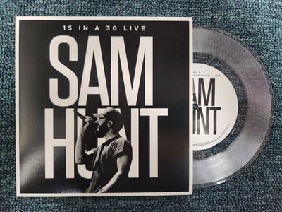 Sam Hunt - 15 In A 30 Live | Clear (Urban Outfitters exclusive) | /2500 | 2017 | B0027442-21