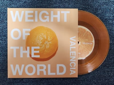 Valencia - Weight Of The World | Orange | /300 | 2020 | ISUR031EP