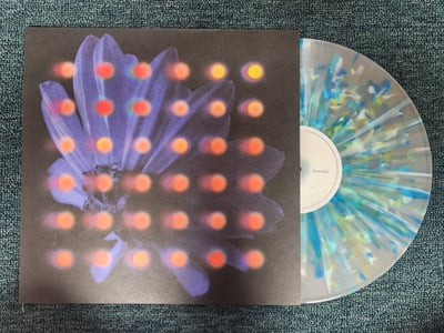 Anberlin - Nevertake | Lite Grey Marble w/ Teal, Blue, Yellow & White Splatter | /250 | 2025 | EVR537