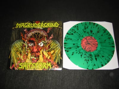 Magrudergrind / Shitstorm - Split (/200 green w/ black splatter)