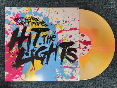 Hit The Lights - Skip School, Start Fights | White, Yellow, & Pink Starburst (Project M exclusive) | /300 | 2025