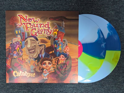 New Found Glory - Catalyst (Double LP) | Baby Blue, Sea Blue, & Highlighter Yellow Swirl (tour exclusive) | /1000 | 2024 | MNFG-2004