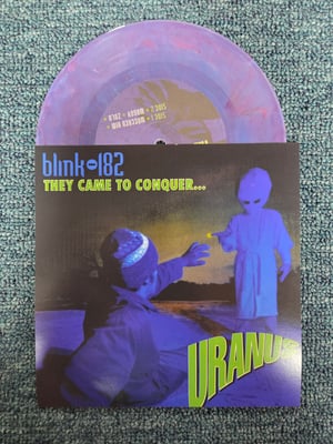 blink-182 - They Came To Conquer Uranus | Violet & Blue Uranian Swirl (Airwaves Records exclusive) | 79/100 | 2025 | GRL-701