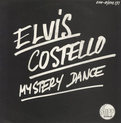 Elvis Costello - Mystery Dance (Single, 1977, Orange Vinyl)