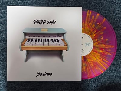 Yellowcard - Better Days | Pink w/ Yellow Splatter (indie exclusive) | 2025 | BNM-975-1