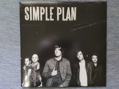 Simple Plan - Simple Plan [Clear w/Black & White Splatter|#500|Alternative Press Excl.]