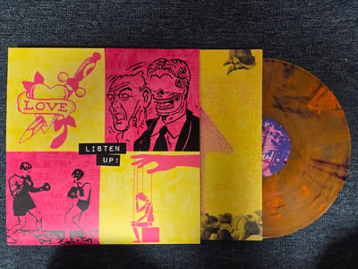 New Found Glory - Listen Up! | Tropical Sunset Deluxe Marble | /3600 (10/100 alternate screen print jacket) | 2026 | PNE450