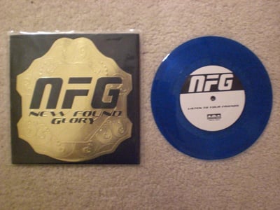 New Found Glory - Listen To Your Friends 7" (Transparent Blue Vinyl)