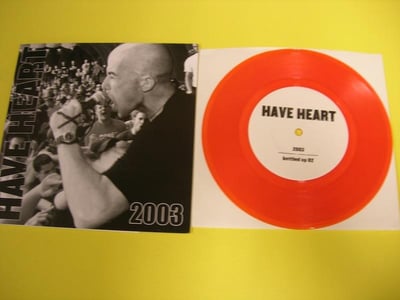 Have Heart - 2003 Demo (Bottled Up) 7" 6th press - Clear Orange/ 177