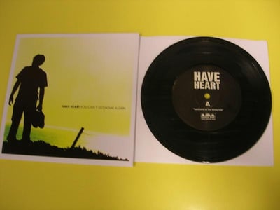 Have Heart - You Can`t Go Home Again 7" (Bridge 9) - Black/500