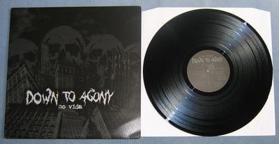 Down to agony - No vida | Cooperacion records, crlp-002 | black