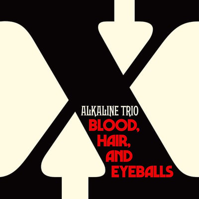 Alkaline Trio - Blood, Hair, and Eyeballs (Rise Records) • 12" • 1st press • Black & Bone Bowtie