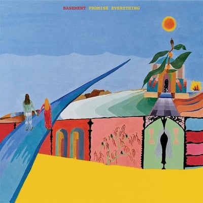 Basement - Promise Everything (Run For Cover Records) • 12" • 1st press • Baby Pink / Hot Pink w/ White Splatter