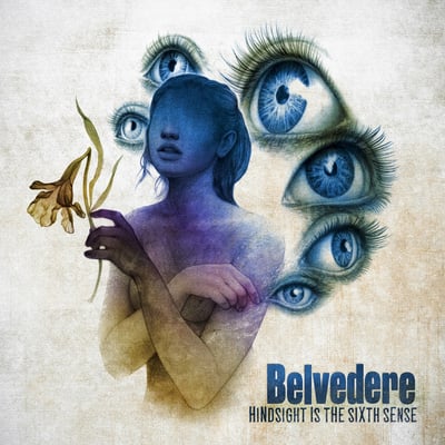 Belvedere - Hindsight Is The Sixth Sense (Lockjaw Records / Thousand Islands Records) • 12" • 1st press • Dark Blue w/ Splatter