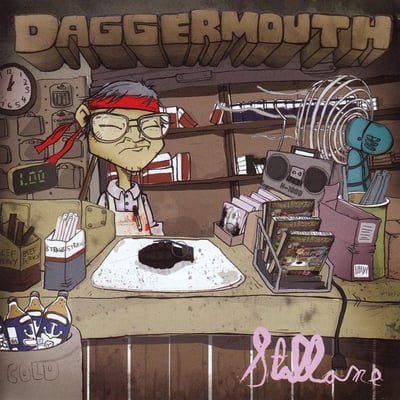 Daggermouth - Stallone (Animal Style Records) • 12" • 1st press • Translucent Pink