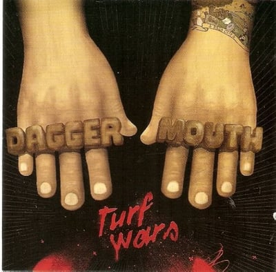 Daggermouth - Turf Wars (Parting Gift Records) • 12" • 3rd press • Transparent Fire Orange w/ Black Swirl • Smartpunk exclusive 2024 - First released 2007