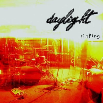 Daylight - Sinking (City Of Gold Records) • 12" • 1st press • Clear with Red Splatter