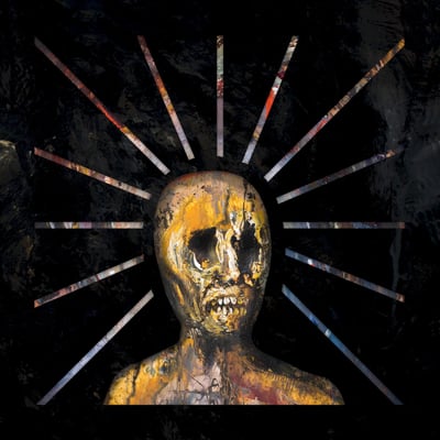 END - Splinters From an Ever‐Changing Face (Closed Casket Activities) • 12" • 4th press • Neon Orange, White & Silver Mix w/ Splatter