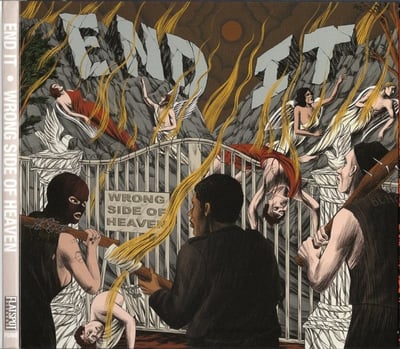 End It - Wrong Side of Heaven (Flatspot Records) • 12" • 1st press • Clear Smoke