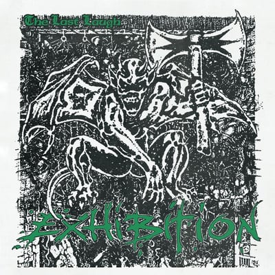 Exhibition - The Last Laugh (Triple B Records) • 12" • 1st press • Doublemint Green / Black / White Smash
