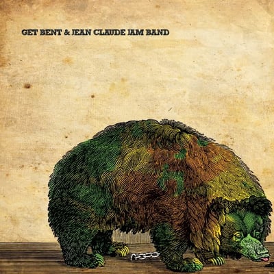 Get Bent / Jean Claude Jam Band - Get Bent & Jean Claude Jam Band (Kiss Of Death Records) • 7" • 1st press • Brown
