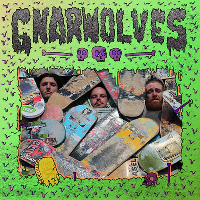 Gnarwolves - Gnarwolves (Big Scary Monsters / Tangled Talk Records) • 12" • 1st press • Clear w/ Green Egg